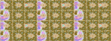 Raster altın desen. Doğu tarzı arabesk. Raster illüstrasyonu. Altın elementli kahverengi renkler. Altın desenli bukleler çiz.