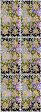 Kusursuz damaske klasik altın desen. Gri ve nötr renklerde altın desenli altın elementler. Raster illüstrasyonu. Tekrarlayan ögelerle soyut arkaplan Raster.