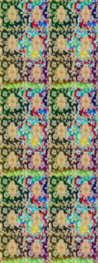 Tarafsız renklerde altın. Ortaçağ çiçek desenini çiz. Raster illüstrasyonu. Doğum günü kartı, davetiye ya da afiş için iyidir. Dekoratif simetri arabesk.