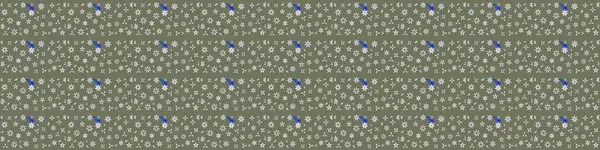 Çiçekler suluboya tarzında yeşil ve beyaz renklerde. Raster illüstrasyonunda çiçek deseni çizimi.