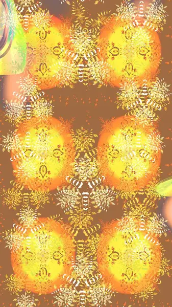 Sarı ve kahverengi renkte çiçekler. Düz Çiçek Elementleri Tasarımı. Çiçekli eskiz çizimi. Renkli Yaz Teması çizim şablonu.