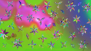 Raster illüstrasyonu. Küçük çiçekteki sevimli çiçek deseni. Tony 'nin kumaş kalıbını çiz. Modaya uygun kumaş deseni.