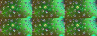 Parlak renkli çiçekleri ve yeşil ve mavi renkli yaprakları olan harika bir çiçek deseni. Moda baskıları için zarif bir şablon. Halk tarzı. Modern çiçek arkaplanı.