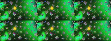 Çiçekli, yapraklı, çiçek desenli eskiz. El çizimi. Raster illüstrasyonu.