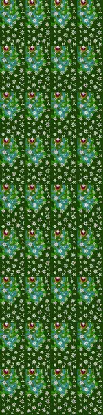 Raster Yumuşak kumaş deseni. Çiçek yeşili ve nötr çizim deseni. Klasik taslak çizimi. Raster çiçek izi..