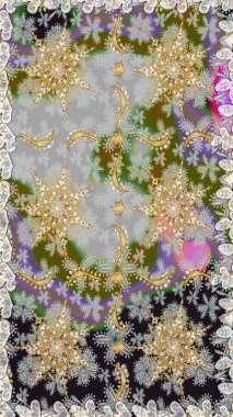 Raster altın pürüzsüz desen. Gri ve nötr renklerde kusursuz desen. Kusursuz altın desenli bukleler. Doğu tarzında altın elementler arabesk.