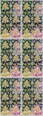 Raster altın çiçek süsü brokar kumaş ve cam desenli. Altın elementli gri ve nötr renkler. Kusursuz altın desen. Çiçek desenli altın metal..