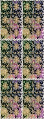 Lüks, kraliyet ve Viktorya dönemi konsepti. Süslü dekorasyon. Raster klasik barok çiçeksiz altın desenli. Gri ve nötr renklerdeki altın desenler altın elementlerle.