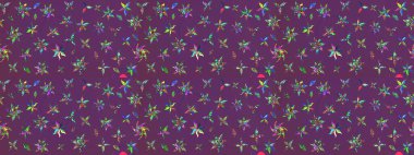 Çiçeğin suluboya çizimlerinin mükemmel deseni. Suluboya çizim kalıbı. Eski model. Moda baskısı. Raster illüstrasyonu. Dekorasyon ve tasarım için güzel desen.