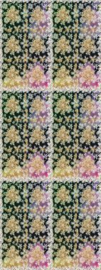 Raster altın çiçek süsü brokar kumaş ve cam desenli. Altın elementli gri ve nötr renkler. Kusursuz altın desen. Çiçek desenli altın metal..