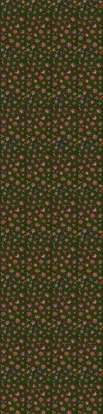 Raster Moda kumaş deseni. Şirin çiçekler. Çizgi çizimi deseni.