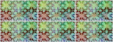 Kusursuz klasik altın desen. Tarafsız ve altın elementli yeşil renklerde altın desen. Raster geleneksel oryantasyon süsü.