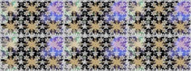 Gri renkli ve altın elementli geleneksel altın sarısı desen. Barok tarzında kusursuz bir doğulu süsü..