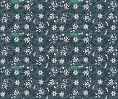 Kıvırcık, parlak örgü. Eski moda arka plan. Desen, çizim, çiçek sınırı. Çiçek çelengi. Güzel, parlak, pürüzsüz kumaş, tuval. Raster illüstrasyonu.