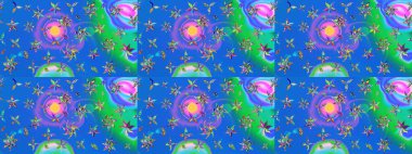 Çiçek arkaplanlı soyut zarafet eskiz deseni. Raster Güzel kumaş deseni.