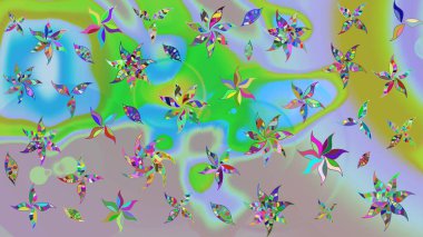 Güzel kumaş deseni. Çizim raster deseni. Çiçek arka planı.