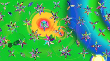 Bahar mevsimi. Tatil havası. Raster güzel bir çiçek deseni çizmiş. Nazik romantik baskı.