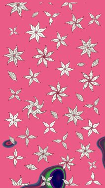 Güzel kumaş deseni. Raster suluboya çiçek deseni, narin çiçekler, pembe ve nötr çiçekler, tebrik kartı şablonu.