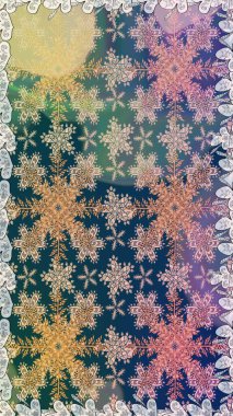 Raster illüstrasyonu. Mavi ve nötr renklerde altın elementlerle kusursuz desen. Geleneksel oryantasyon süsü. Kusursuz klasik raster altın desenli. Klasik vintage arkaplan.