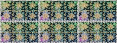 Doğu tarzında klasik tasarım öğesi. Duvar kâğıdı için altın süslü bir illüstrasyon. Çiçekli süslemeli, pürüzsüz bir desen. Süslü dantel iz sürücü. Gri renkler üzerine geleneksel Arapça dekor.