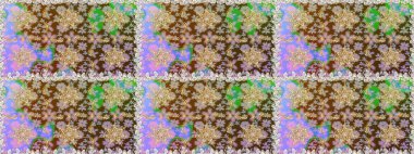 Barok tarzında kusursuz bir doğulu süsü. Kahverengi ve nötr renklerde altın elementlerle geleneksel altın sarısı desen.