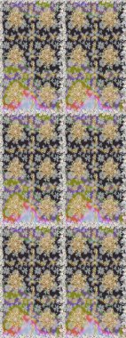 Hassas altın deseni açın. Kusursuz altın desenli bukleler. Parlak dantel, stilize çiçekler, şal desenli. Raster. Gri renklerde, altın elementlerle kusursuz desen. Doğu tarzı arabesk.