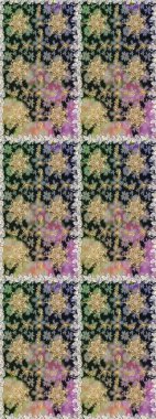 Lüks, kraliyet ve Viktorya dönemi konsepti. Süslü dekorasyon. Raster klasik barok çiçeksiz altın desenli. Gri ve nötr renklerdeki altın desenler altın elementlerle.