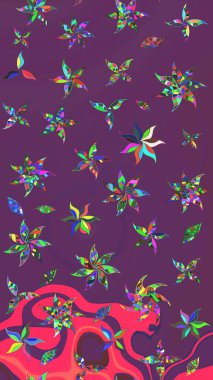 Güzel kumaş deseni. Çizim raster deseni. Çiçek arka planı.