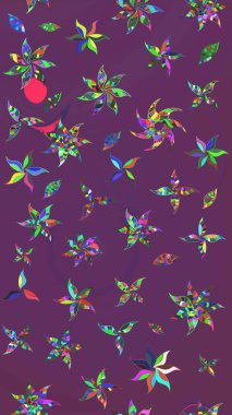 Raster illüstrasyonu. Güzel kumaş deseni. Küçük bir çiçekte eskiz deseni. Güzel çiçek arkaplanı..