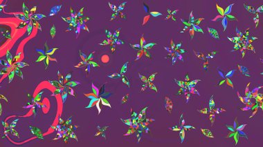 Simple cute pattern in small-scale flowers. Raster illustration. Floral sketch background for textile or book covers, manufacturing, wallpapers, print, gift wrap and scrapbooking.