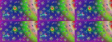 Raster stili kumaş deseni. Çiçekler suluboya çizim deseni.