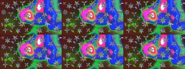 Eskiz Vintage Çiçek Deseni. Raster Kalça dokusu deseni.