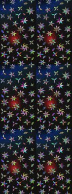 Gri ve mavi renkte zarif çiçekli suluboya. Raster illüstrasyonu. Renkli Bahar Teması eskiz kalıbı. Düz Çiçek Elementleri Tasarımı.