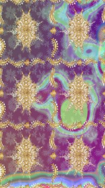 Soyut duvar kâğıdı, ambalaj dekorasyonu. Tarafsız renklerde raster altın desen. Altın kar tanesi basit bir çizim kalıbı. Kışın sembolü, Mutlu Noel tatili, Mutlu yıllar 2019.