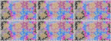 Damask arkaplanı. Tarafsız renklerde altın element. Altın çiçekli, pürüzsüz desen. Barok tarzında altın çiçekli süs..