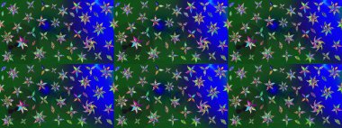 Simple cute pattern in small-scale flowers. Raster illustration. Floral sketch background for textile or book covers, manufacturing, wallpapers, print, gift wrap and scrapbooking.