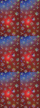 Simple cute pattern in small-scale flowers. Raster illustration. Floral sketch background for textile or book covers, manufacturing, wallpapers, print, gift wrap and scrapbooking.