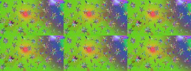 Güzel kumaş deseni. Renkli Yaz Temalı eskiz kalıbı. Düz Çiçek Elementleri Tasarımı. Raster illüstrasyonunda çiçek deseni çizimi.