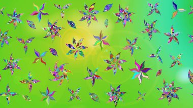 Raster illüstrasyonu. Küçük çiçekteki sevimli çiçek deseni. Tony 'nin kumaş kalıbını çiz. Modaya uygun kumaş deseni.