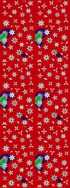 Raster deseni. Çiçekli çiçek deseni, suluboya. Küçük çiçekte güzel bir çiçek deseni..