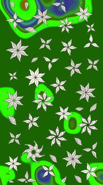 Doğal kozmetik ürünleri, parfüm, çiçekçi dükkanı için bahar ihalesi tasarımı. Paket kağıdı için en iyisi. Yeşil ve nötr lale çiçekleriyle Raster eskiz deseni. Karşılama ya da düğün geçmişi olarak kullanılabilir.