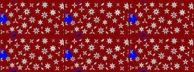 Güzel kumaş deseni. Küçük çiçekteki sevimli çiçek deseni. Güzel karalamalı çiçek desenli çizim. Raster illüstrasyonu.