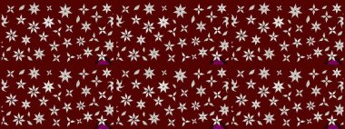 Çiçek desenli eskiz, yaz çiçekleri. Düz Çiçek Elementleri Tasarımı. Renkli Bahar Teması eskiz kalıbı. Kırmızı ve nötr renkte çiçekler.