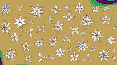 Doğal kozmetik ürünleri, parfüm, çiçekçi dükkanı için bahar ihalesi tasarımı. Sarı ve nötr lale çiçekleriyle Raster eskiz deseni. Paket kağıdı için en iyisi. Karşılama ya da düğün geçmişi olarak kullanılabilir.