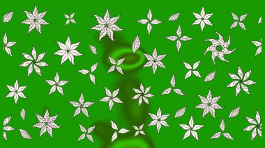 Tekrar eden çiçek arkaplanı, zarif yeşil ve nötr çiçek duvar kağıdı. Yeşil ve nötr renkler üzerine çiçek desenli çizimler, el yapımı papatyalar, papatyalar..