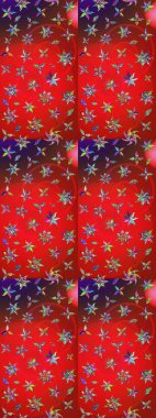 Tekstil veya kitap kapakları, imalat, duvar kağıtları, baskı, hediye paketi ve yapıştırma kitabı için çiçek eskizi geçmişi. Raster illüstrasyonu. Küçük ölçekli çiçeklerdeki basit sevimli desen.