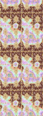 Klasik altın desenli eskiz. Raster illüstrasyonu. Tekrarlayan elementlerle soyut arkaplan oluşturun. Altın elementli nötr renkler üzerine altın çizim deseni.