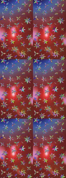 Çizim çiçek deseni duvar kağıdı, web sitesi arka planı, ambalaj kağıdı, davetiye, broşür, afiş veya web sitesi için kullanılabilir. El çizimi Raster çizimi. Parlak elementlerin.