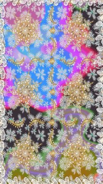 Klasik raster şablonu. Tarafsız, gri ve altın desenli. Tekrarlayan ögelerle kusursuz soyut arkaplan.