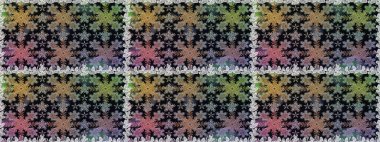 Lüks, kraliyet ve Viktorya dönemi konsepti. Gri ve siyah renklerde altın element. Süslü raster dekorasyonu. Gri ve siyah yerine altın rengi klasik barok çiçekli desenler..